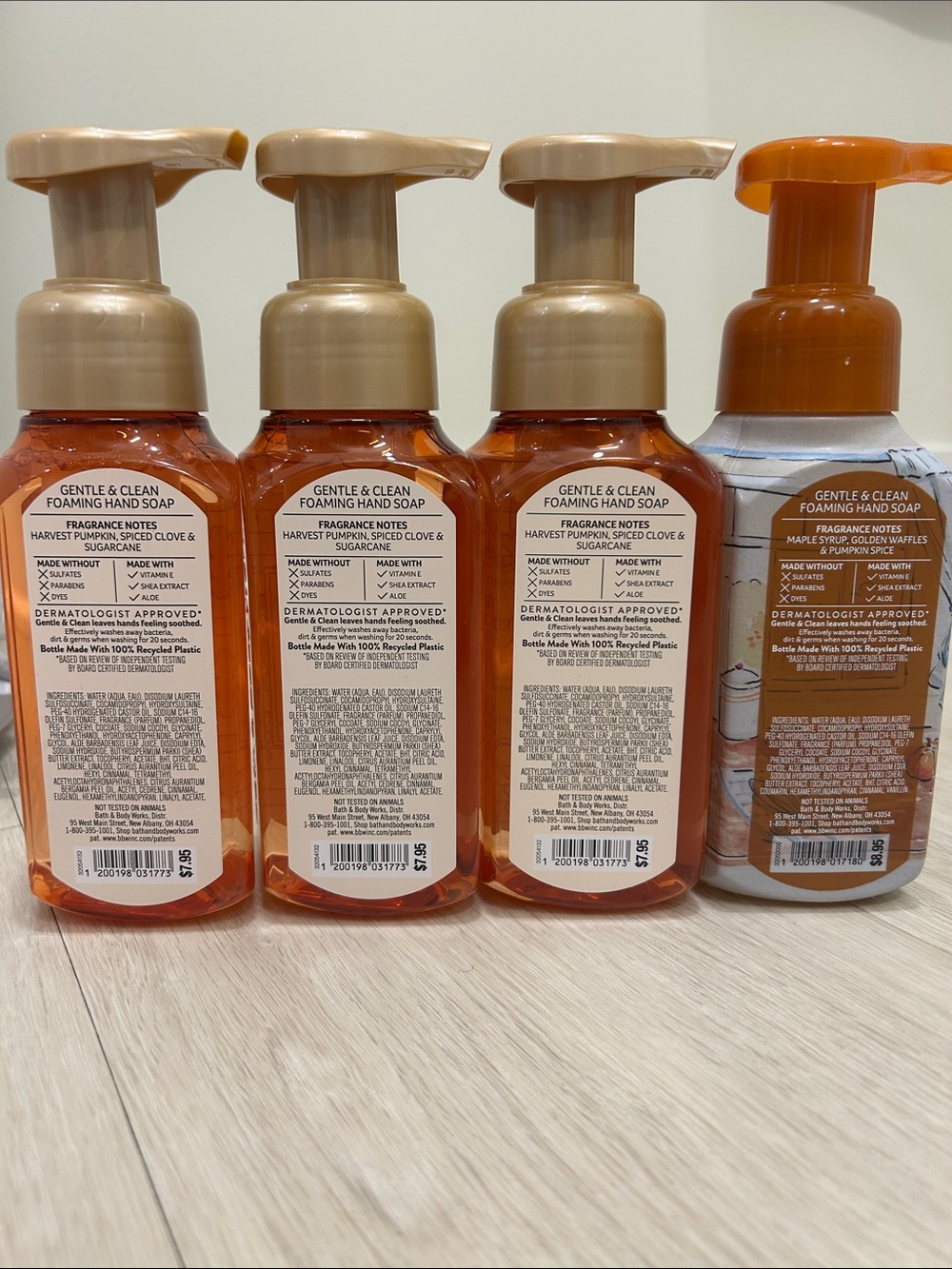 Bath & Body Works (NWT) Foaming Hand Soap Set of 4 #9—Various Scents - Picture 2 of 2